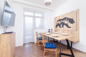 Apartment, 2 Bedrooms, Balcony, Mountain View | Private kitchen | Microwave, dishwasher, electric kettle, cookware/dishes/utensils - Rural Two-bedroom Apartment by Renters (Koscielisko)