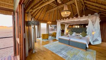 Suite | 1 bedroom, individually decorated, bed sheets