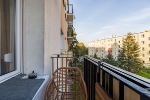 Apartamento, 1 quarto, sacada | Sacada