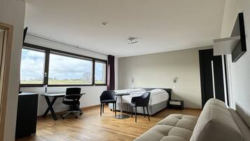 Coffres-forts dans les chambres, bureau, rideaux occultants