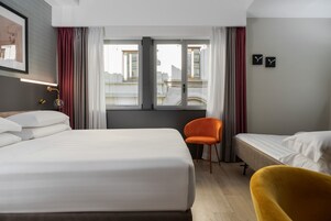 Ropa de cama de alta calidad, colchones con efecto memoria y minibar