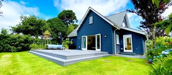 Luxury 4 bed detached villa, minimum 3 bathrooms, large open plan lounge/kitchen/dining area.