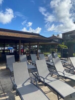 Terrace/patio - Oceanfront Kauai Condo – Rare Christmas-Week Escape with Gorgeous Views! (Kapaa)