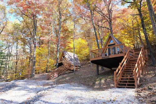 Acadia/Rustic Lakeview Cabin- 2 Person A-Frame