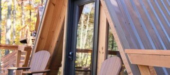 Redwood/Rustic Lakeview Cabin- 2 Person A-Frame