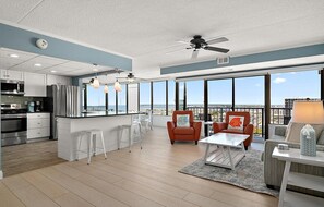 Interior - 2 BR 2 BA Ocean Front Building with a Large Pool - Ready for Summer Fun! (Ocean City)