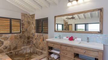Shower, hair dryer