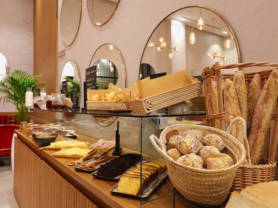 Gratis frukostbuffé varje dag