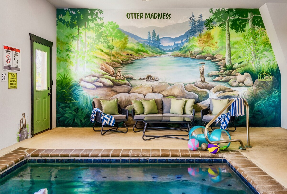 Fall Getaway Cabin | Pool, Game Room, Near Fun