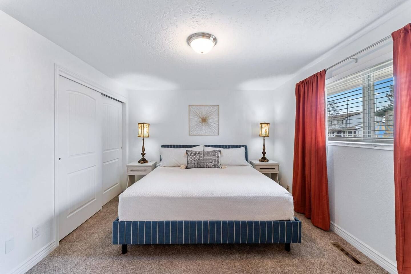 Large primary bedroom with plenty of closet space