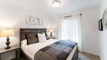 6 bedrooms, iron/ironing board, travel crib, free WiFi