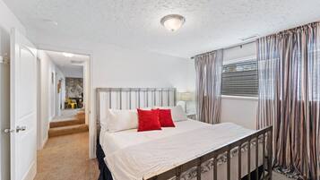 5 bedrooms, iron/ironing board, travel cot, free WiFi