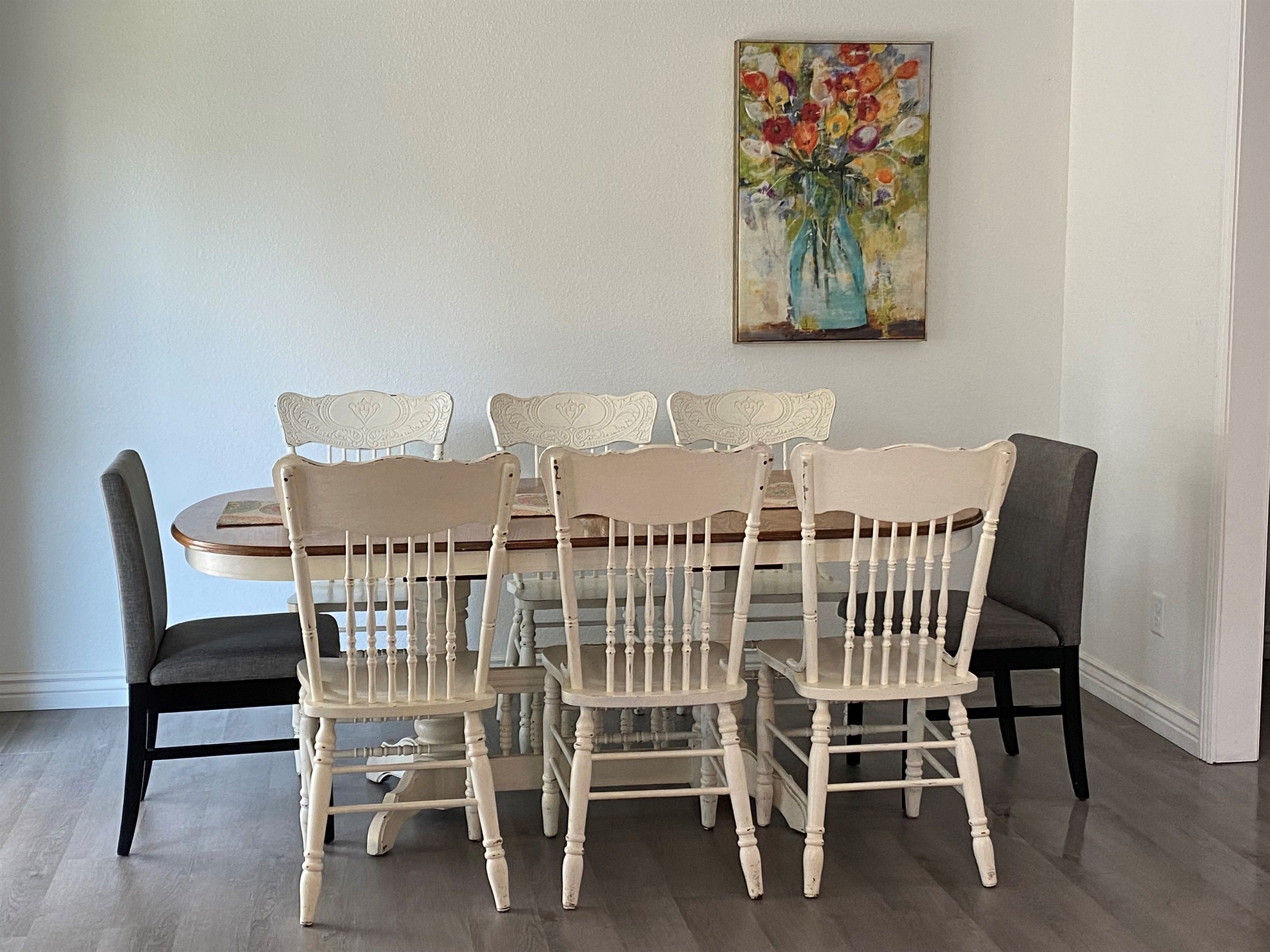 Dining area with seating for the whole group