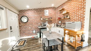 Microwave, stovetop, dishwasher, coffee/tea maker - ★Stylish★ remodeled studio near IvyWild/Downtown (Colorado Springs)