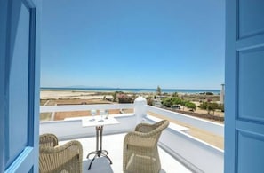 Property grounds - Blueberry Villa: 3 bedrooms + Hot tub, stunning beach view, sleeps 6 (Naxos)