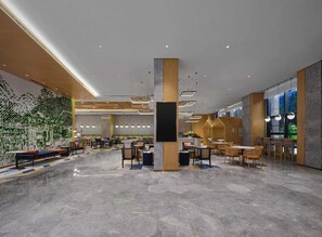 Daily buffet breakfast for a fee