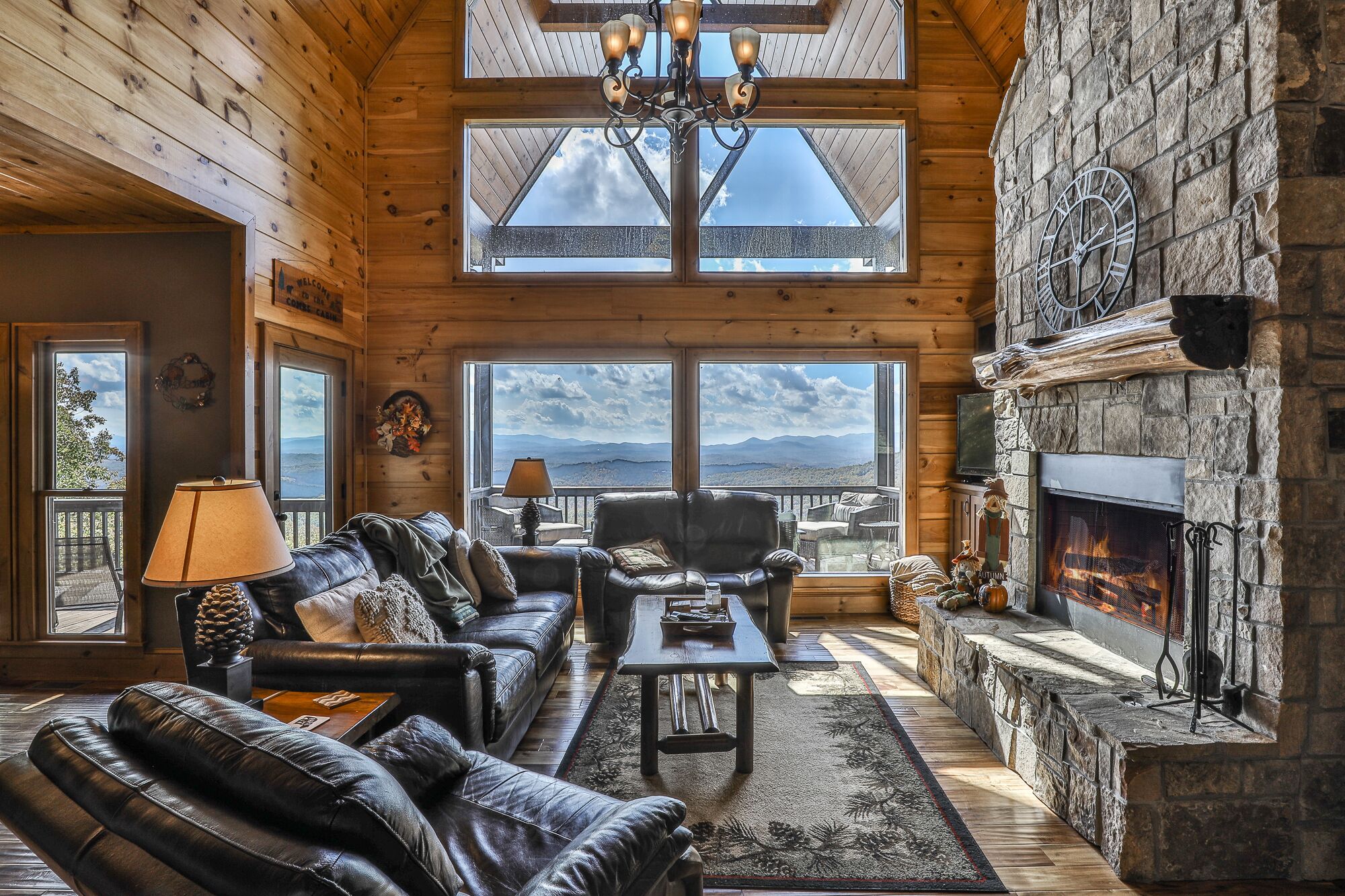 TV, fireplace, foosball, table tennis