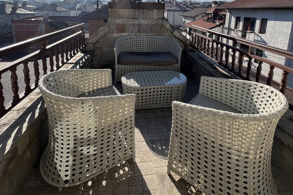 Penthouse trung tâm thành phố | 2 phòng ngủ, minibar, phòng cách âm