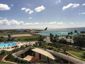 Outdoor pool - 2/BR Condo in Royal Islander La Terrasse Resort (Maho Bay)