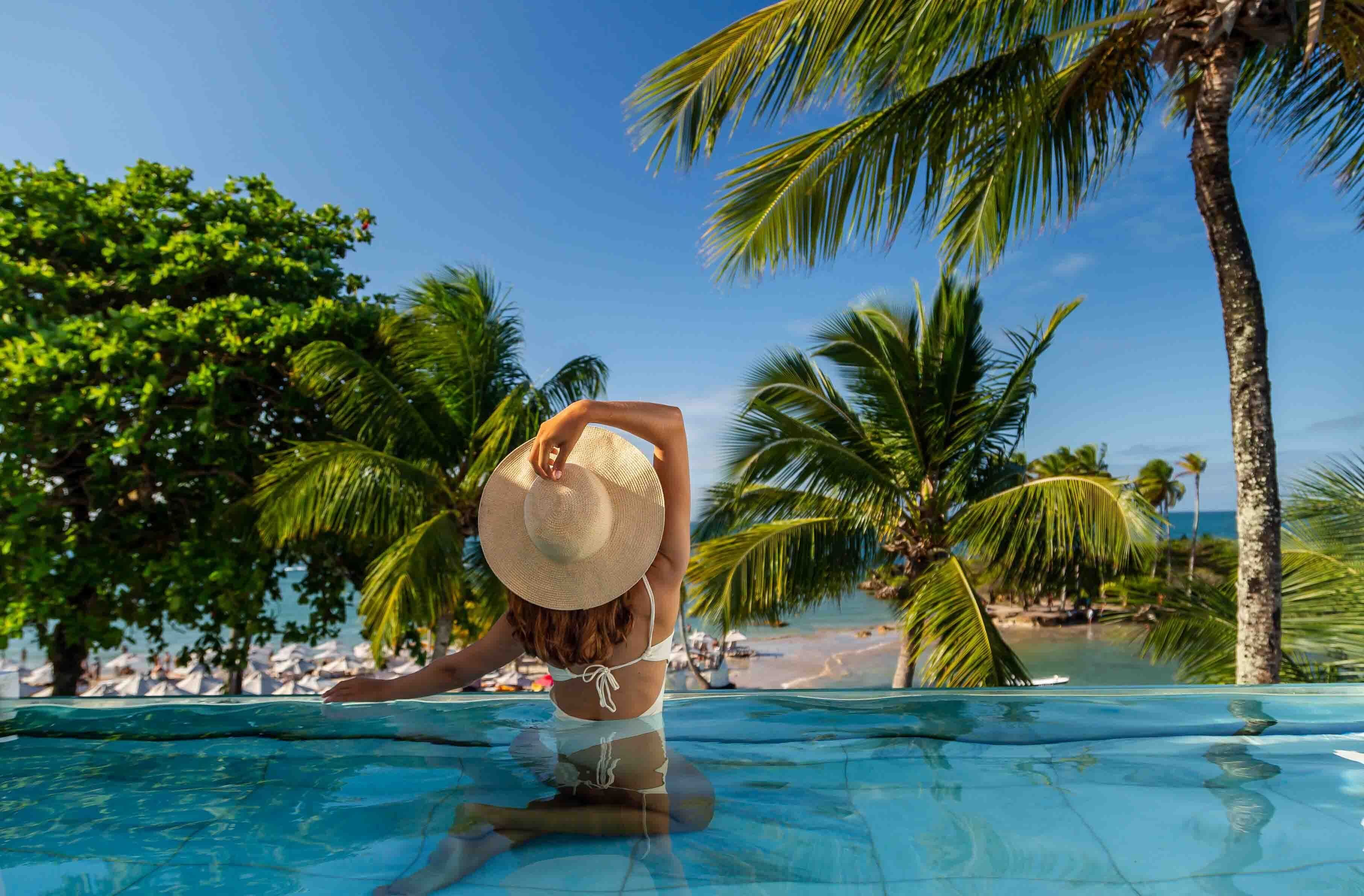 Super Luxo frente Mar com Piscina Privativa | Sängtillbehör av högsta kvalitet, minibar och individuell inredning