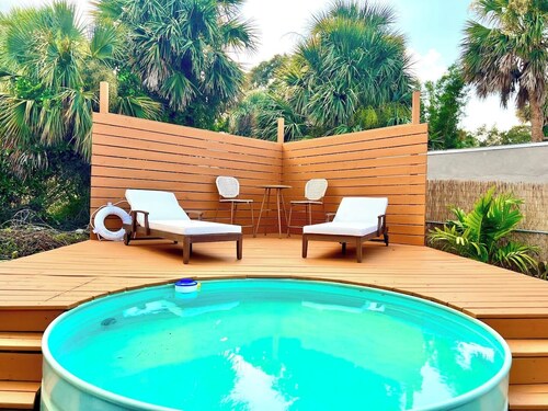 Cowboy Pool / Mini Golf / Walk 2 Beach & Ocean Center! Pets OK