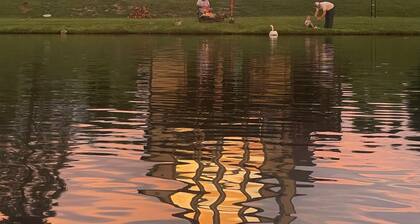 Meet Bessie, your upscale cabin at the lake.