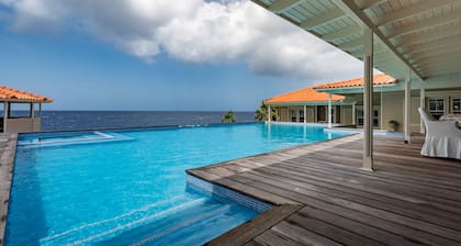 Luxury Oceanfront villa with a gorgeous salt water pool