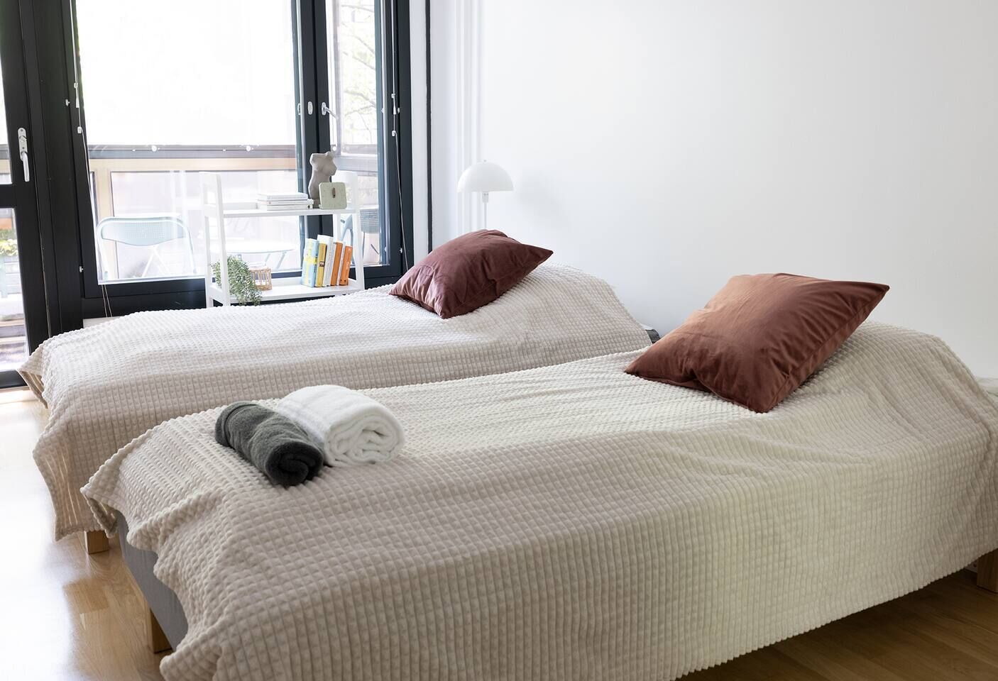 Comfort-Apartment | 2 Schlafzimmer, Bügeleisen/Bügelbrett, kostenloses WLAN, Bettwäsche