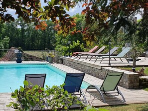Outdoor pool - Les Roulottes du Petit Gouffre de Padirac (Padirac)