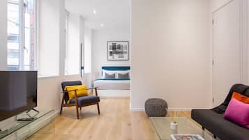 Apartamento luxo | 2 quartos, roupas de cama de algodão egípcio, roupas de cama premium