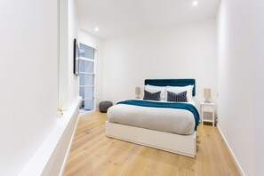 Appartement Deluxe | 2 chambres, draps en coton égyptien, literie de qualité supérieure