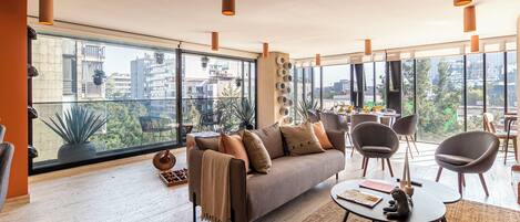 Premium-Apartment | Wohnbereich