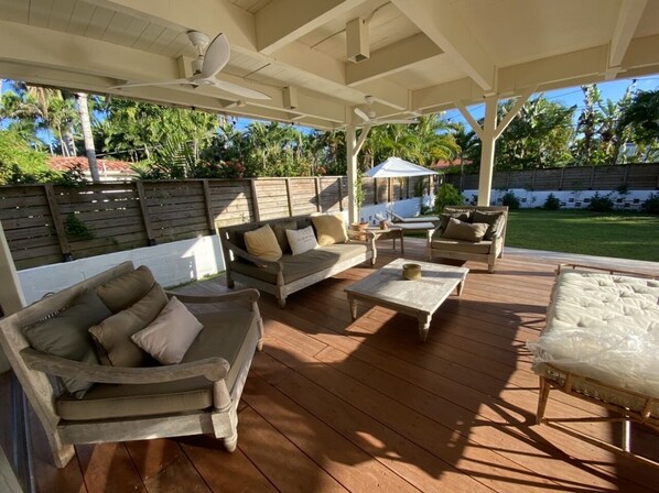 Terrace/patio - Family home with waterfront acces (Miami)