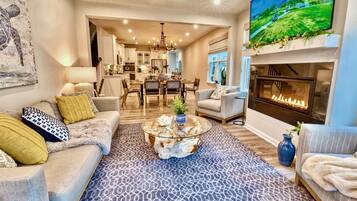 Smart TV, DVD player, books