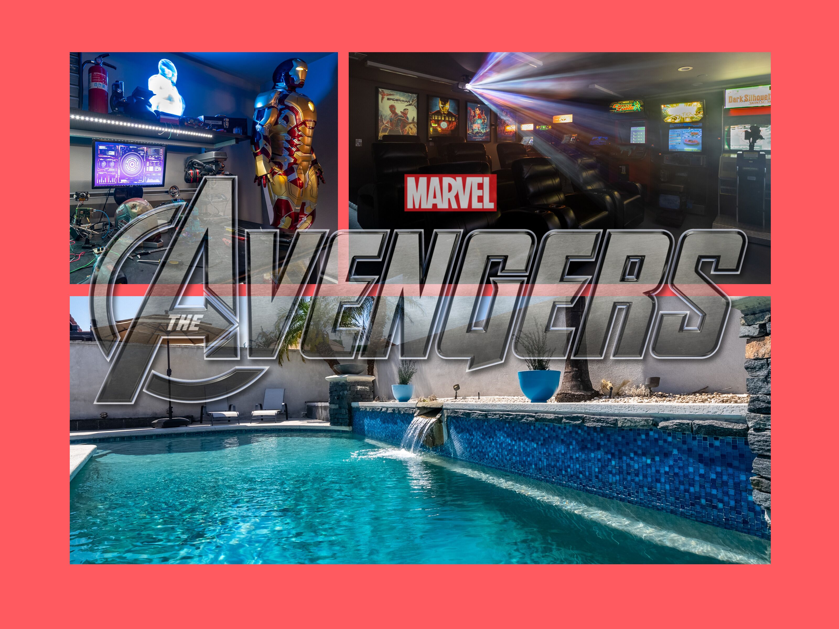 Avengers Campus: 🌊🎥🍿🕹Heated Pool, Theater, Arcade+