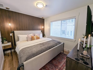 1 chambre, fer et planche à repasser, lit parapluie, Wi-Fi gratuit