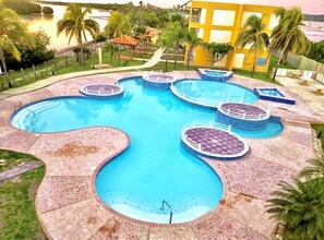 A heated pool - 2-BR Modern Oceanfront APT. Pool - 5 min from Playa Sucia & Lighthouse (Boqueron)