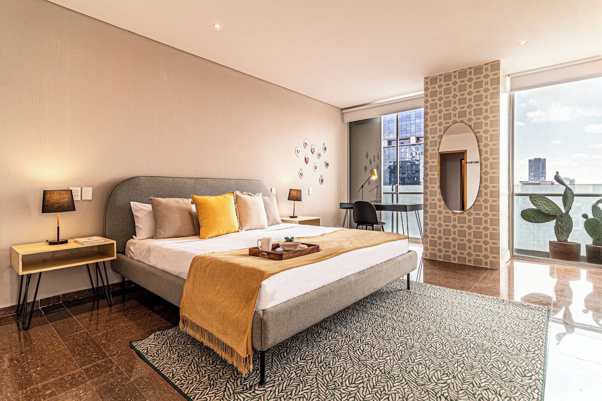 Deluxe Apartment, 1 Bedroom | Hypo-allergenic bedding, in-room safe, individually decorated, desk