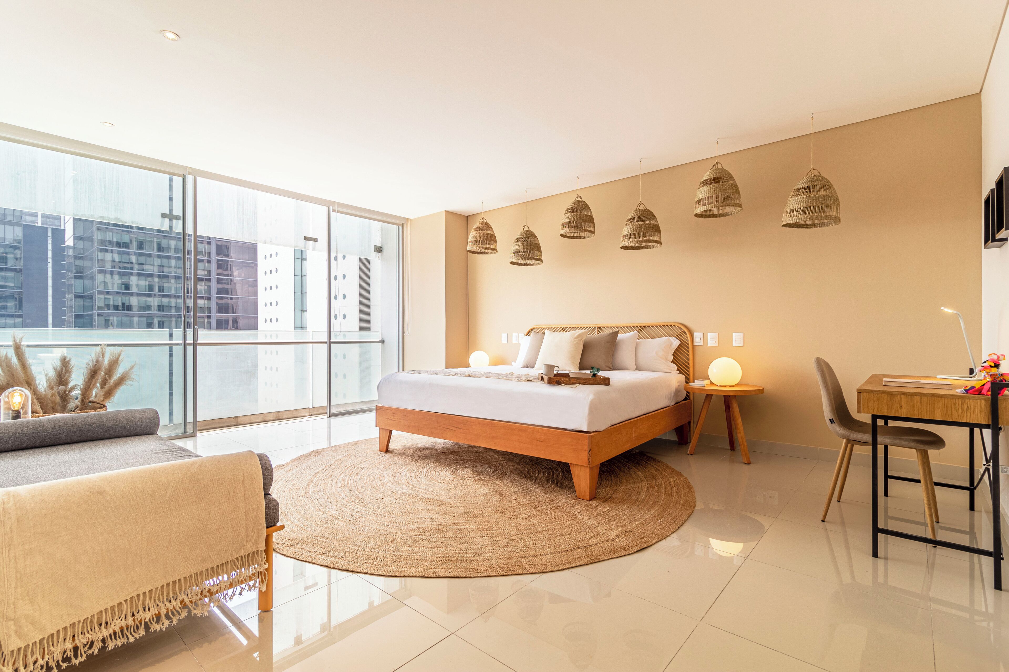 スタンダード アパートメント | 低刺激性寝具、セーフティボックス (室内)、客室ごとに異なる装飾、デスク