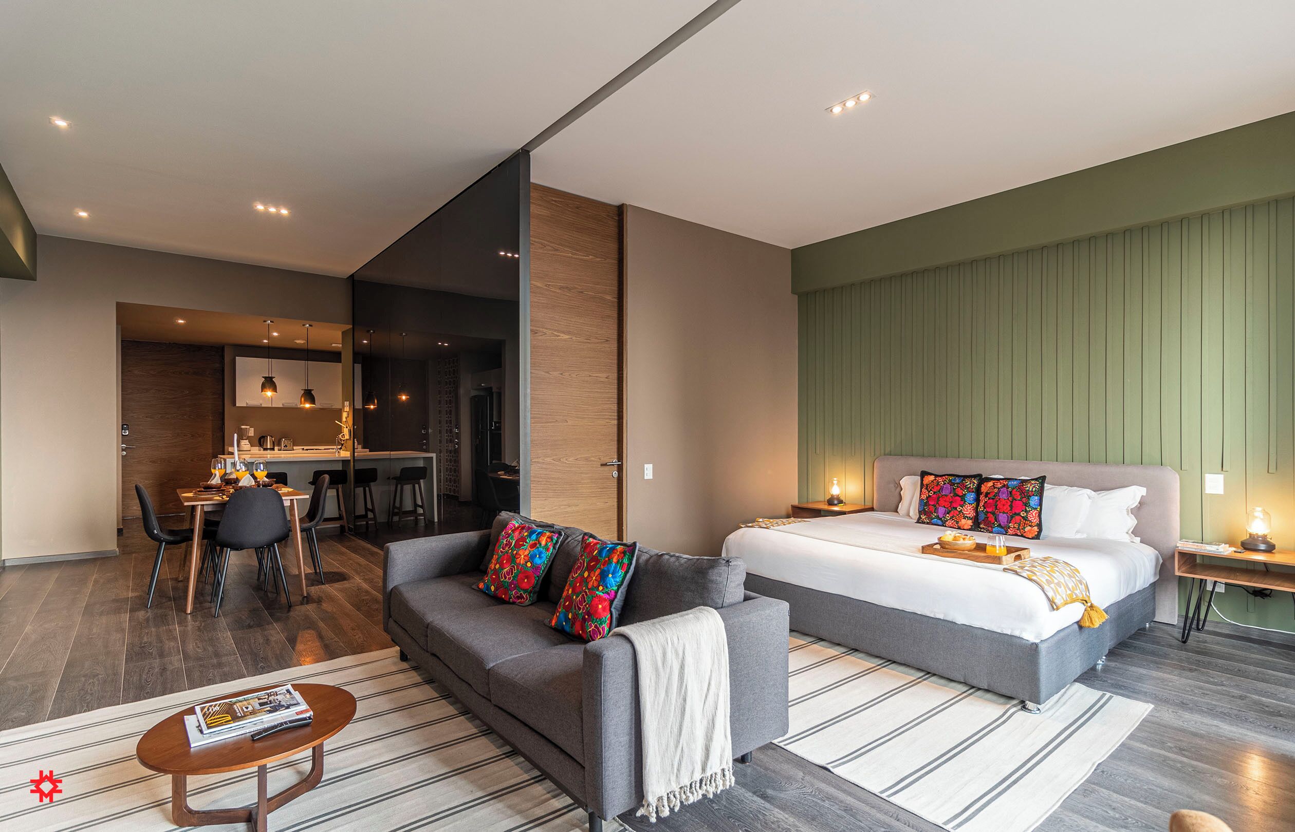 Design Apartment | Hypo-allergenic bedding, in-room safe, individually decorated