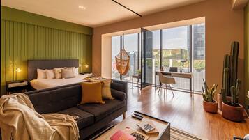 Design Apartment | 1 bedroom, hypo-allergenic bedding, in-room safe, individually decorated