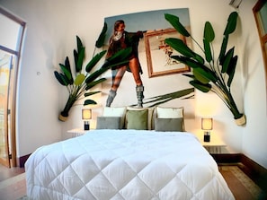 2 habitaciones, tabla de planchar con plancha y wifi gratis