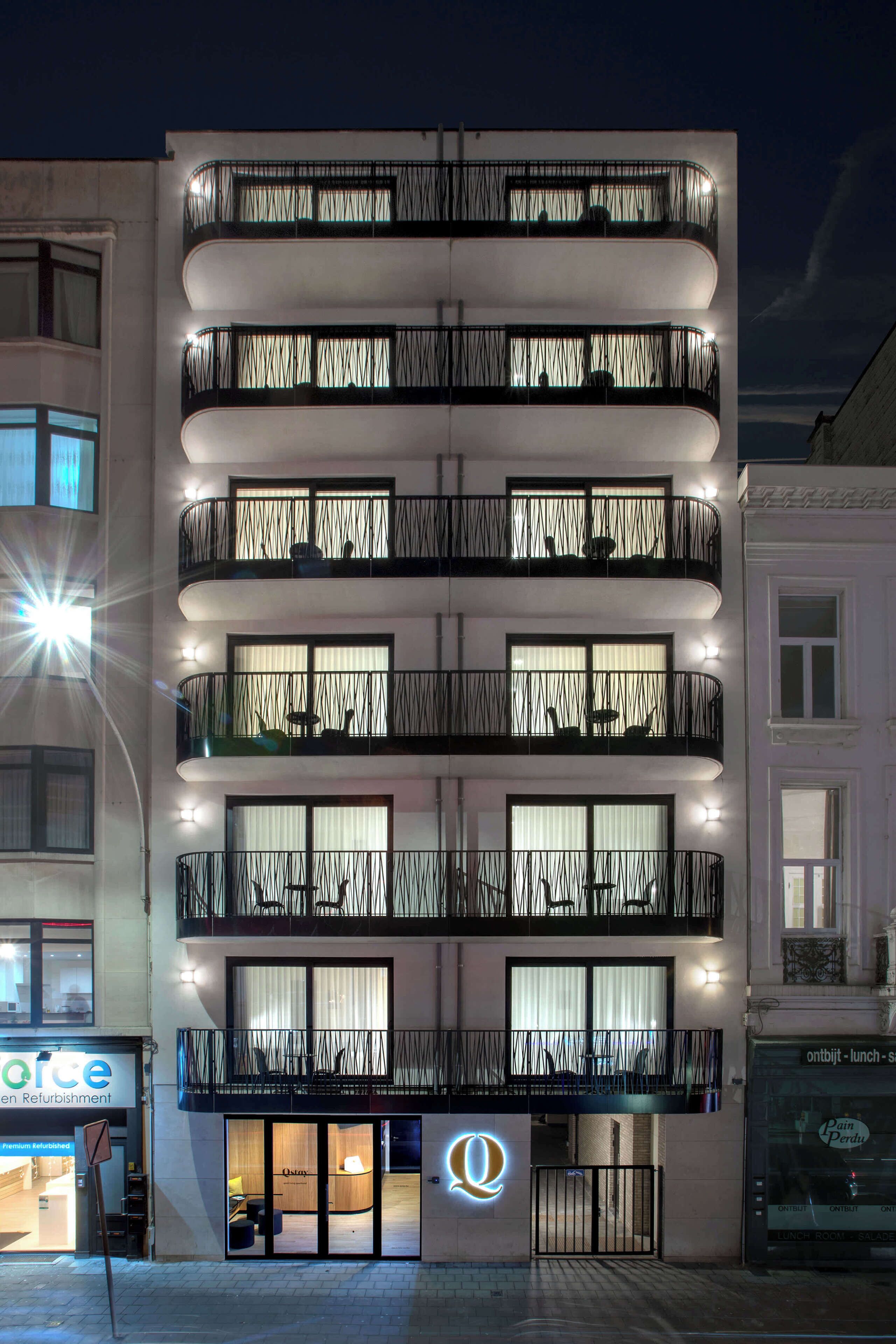 Fassade der Unterkunft