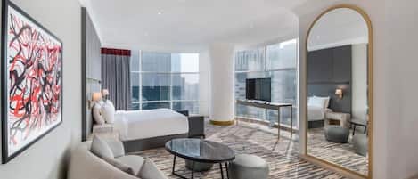Kamar, 1 Tempat Tidur King, Bebas Asap Rokok (Chic) | Minibar, brankas, setrika/meja setrika, dan Wi-Fi gratis