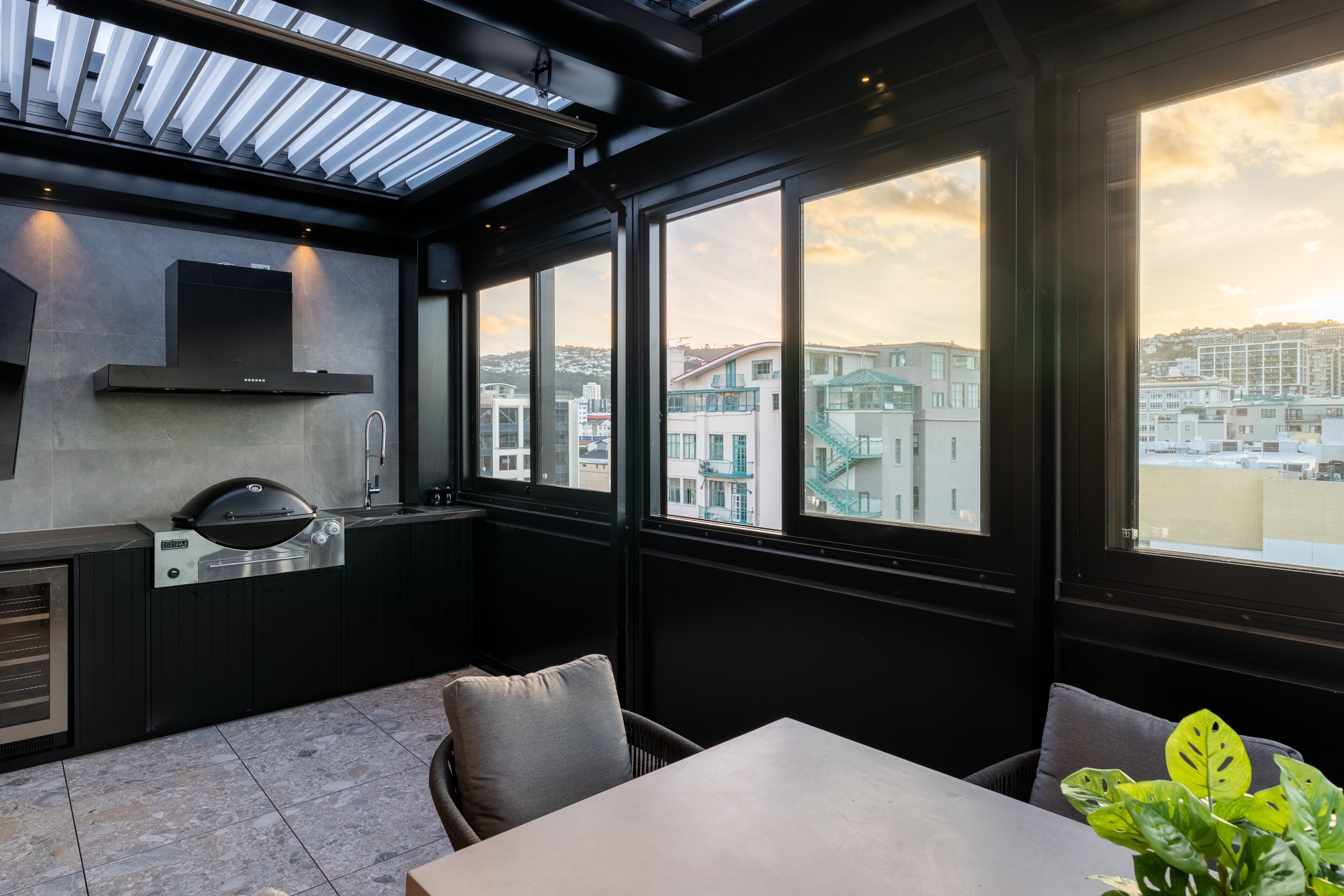 Penthouse de lujo, vista a la ciudad (4 King Beds) | Terraza o patio