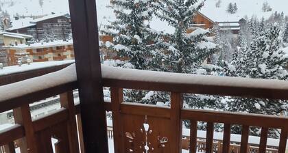 Les 2 Alpes 6-bed apartment with view of La Muzelle