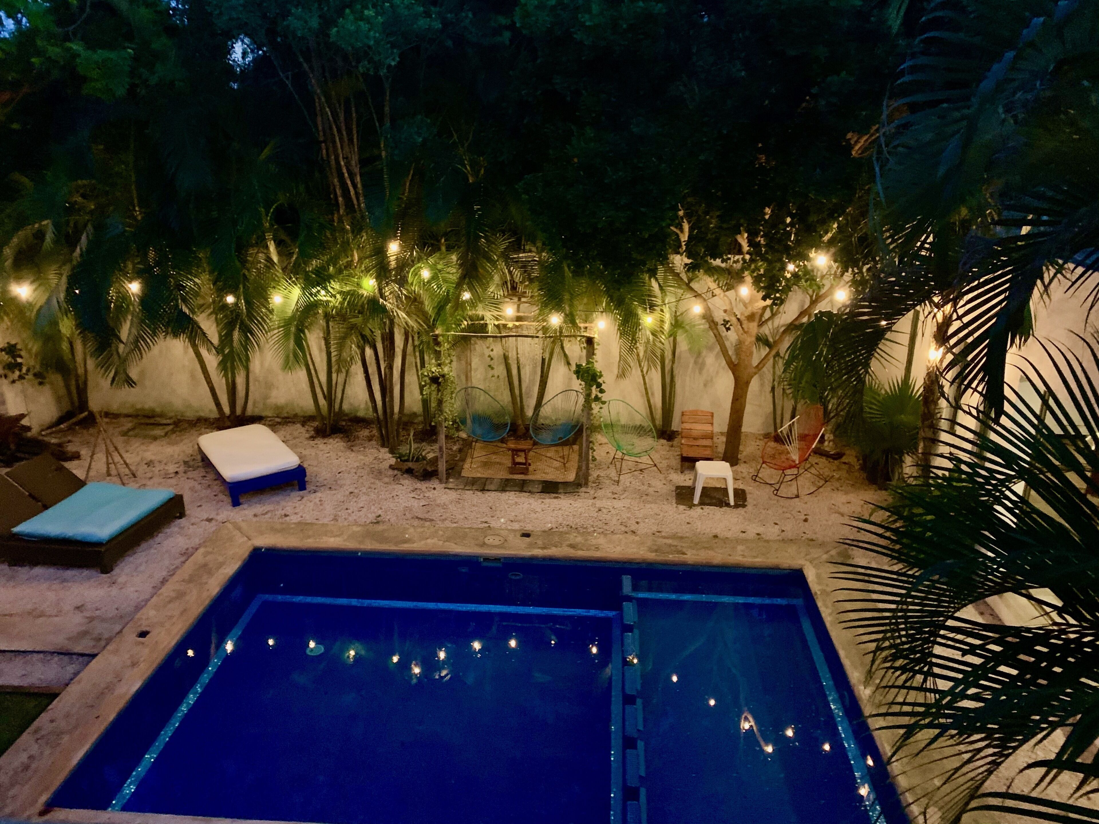 Alberca al aire libre 