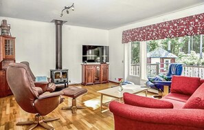 TV, fireplace - Cozy home in Henån with sauna (Henån)