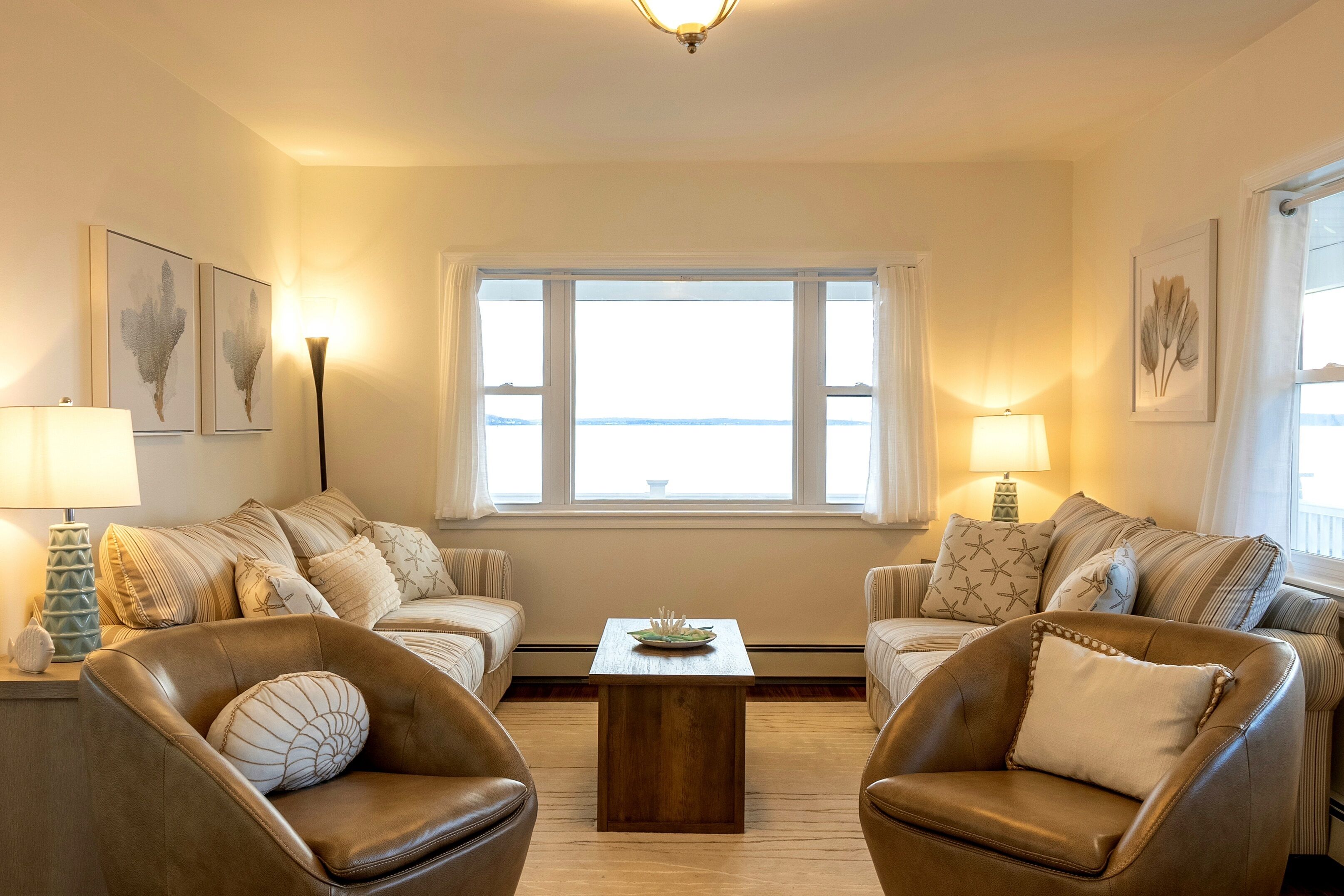 Smart TV, foosball, books