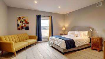 5 habitaciones, tabla de planchar con plancha, wifi y ropa de cama